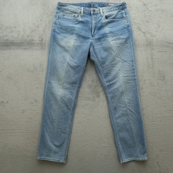 Bonobos Jeans Mens Size 34x30 Blue Slim Fit Stretch Denim Pants Summerweight - Picture 1 of 16